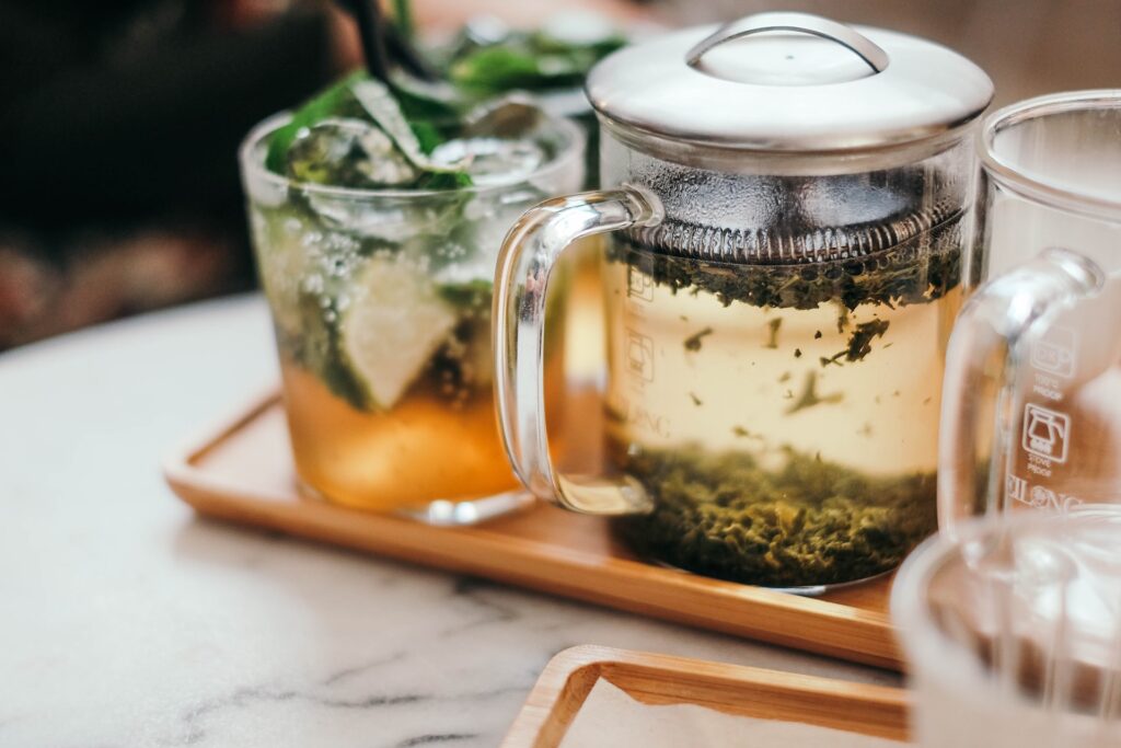 Benefits of green tea with lemon at night