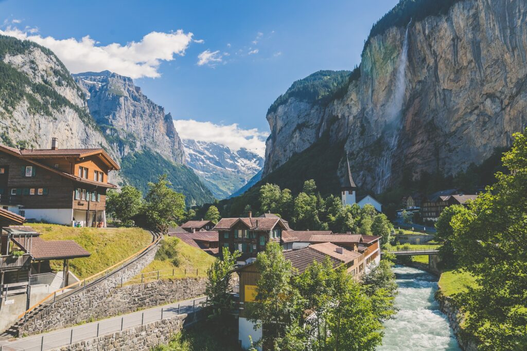 Switzerland's alpine resorts